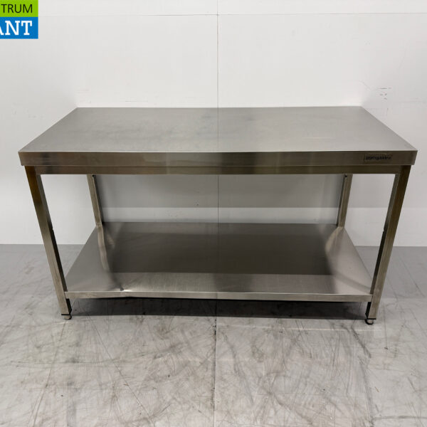 Stainless steel Worktable with undershelf 150 x 70 x 87 cm Catering
