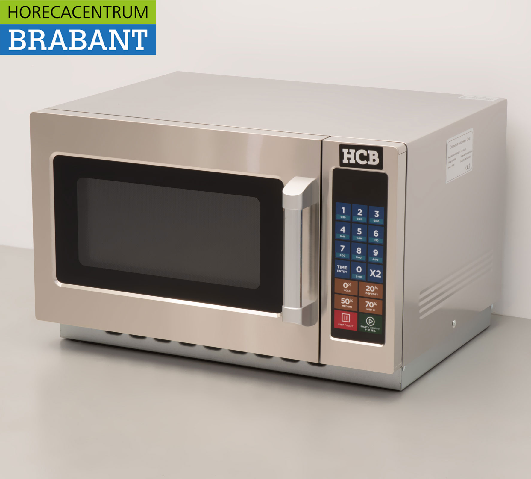 HCB stainless steel Microwave 34 liters 1000 watts 230V Catering - Image 2