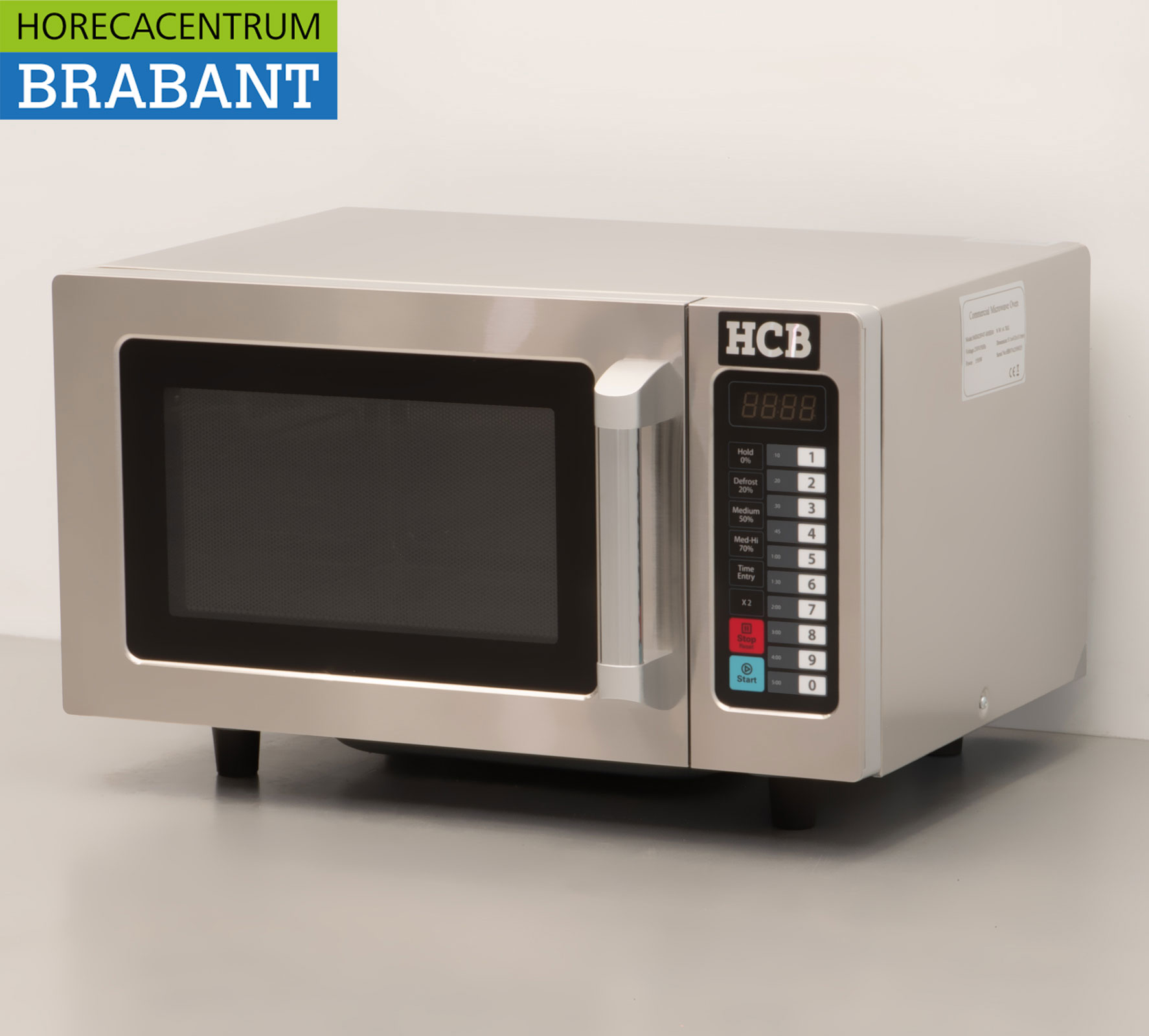 HCB stainless steel Microwave 25 liters 1000 watts 230V Catering - Image 2