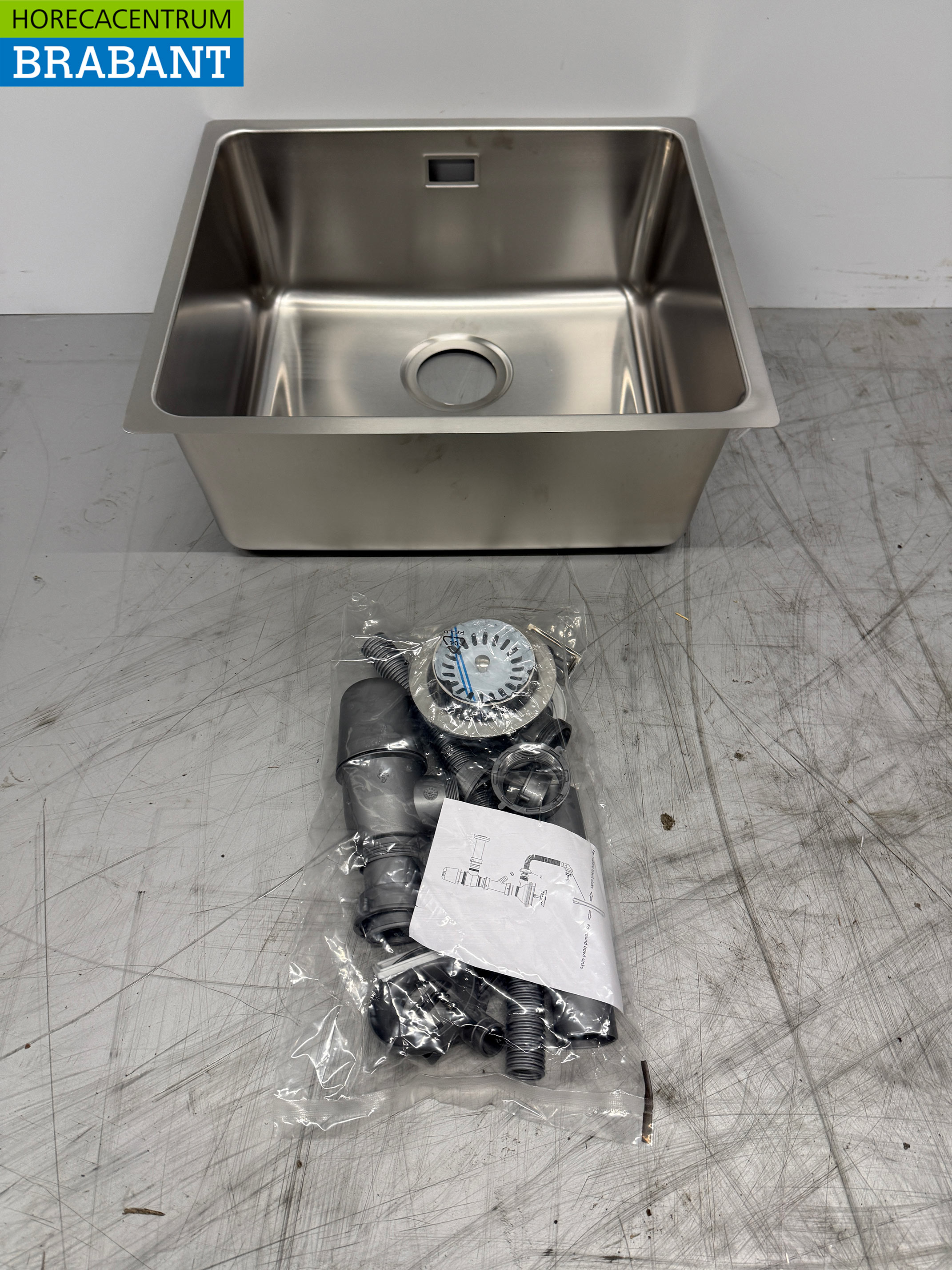 Stainless steel Asil Built-in Sink 45 x 40 x 18.5 cm Catering