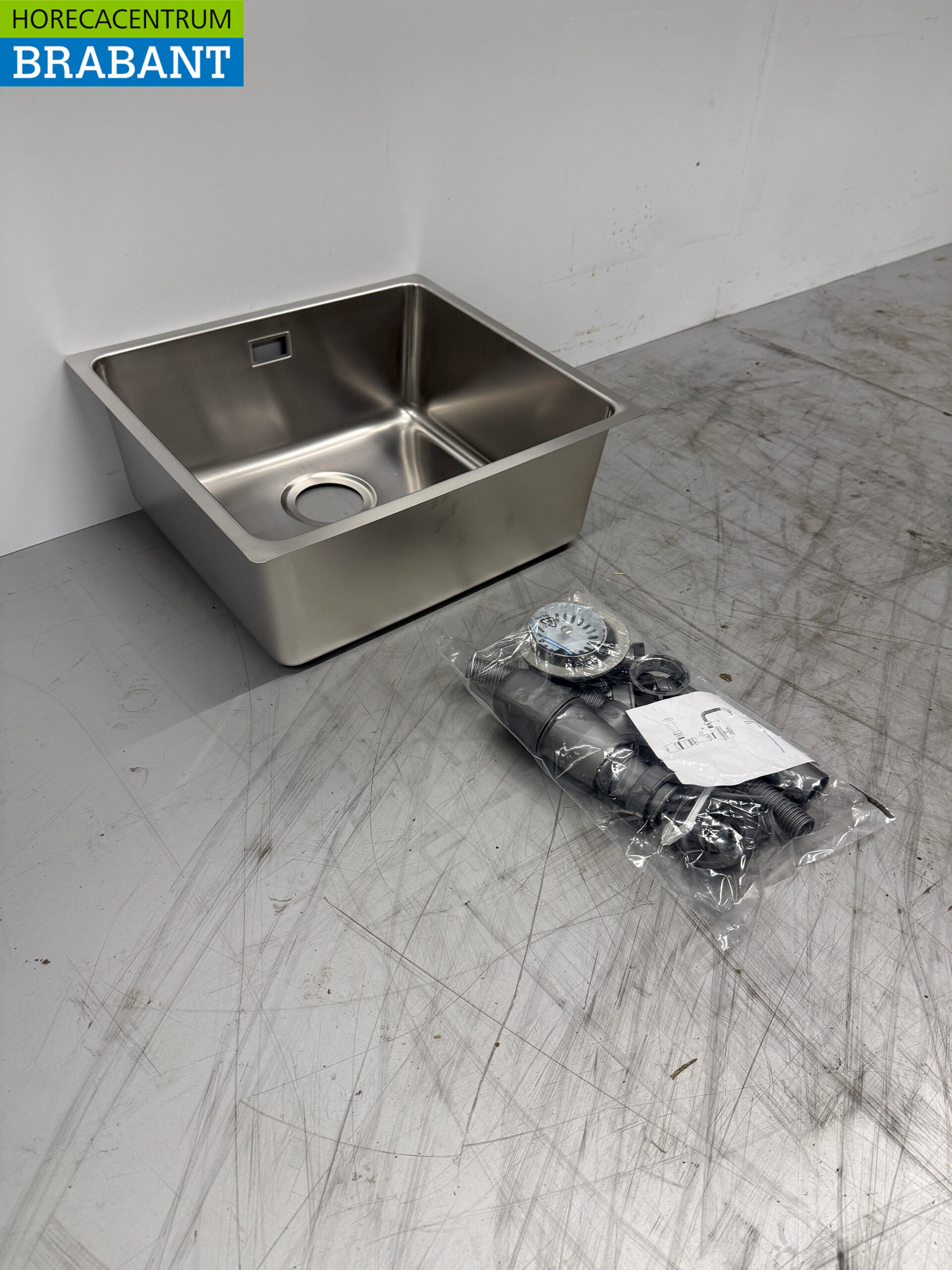 Stainless steel Asil Built-in Sink 45 x 40 x 18.5 cm Catering - Image 2