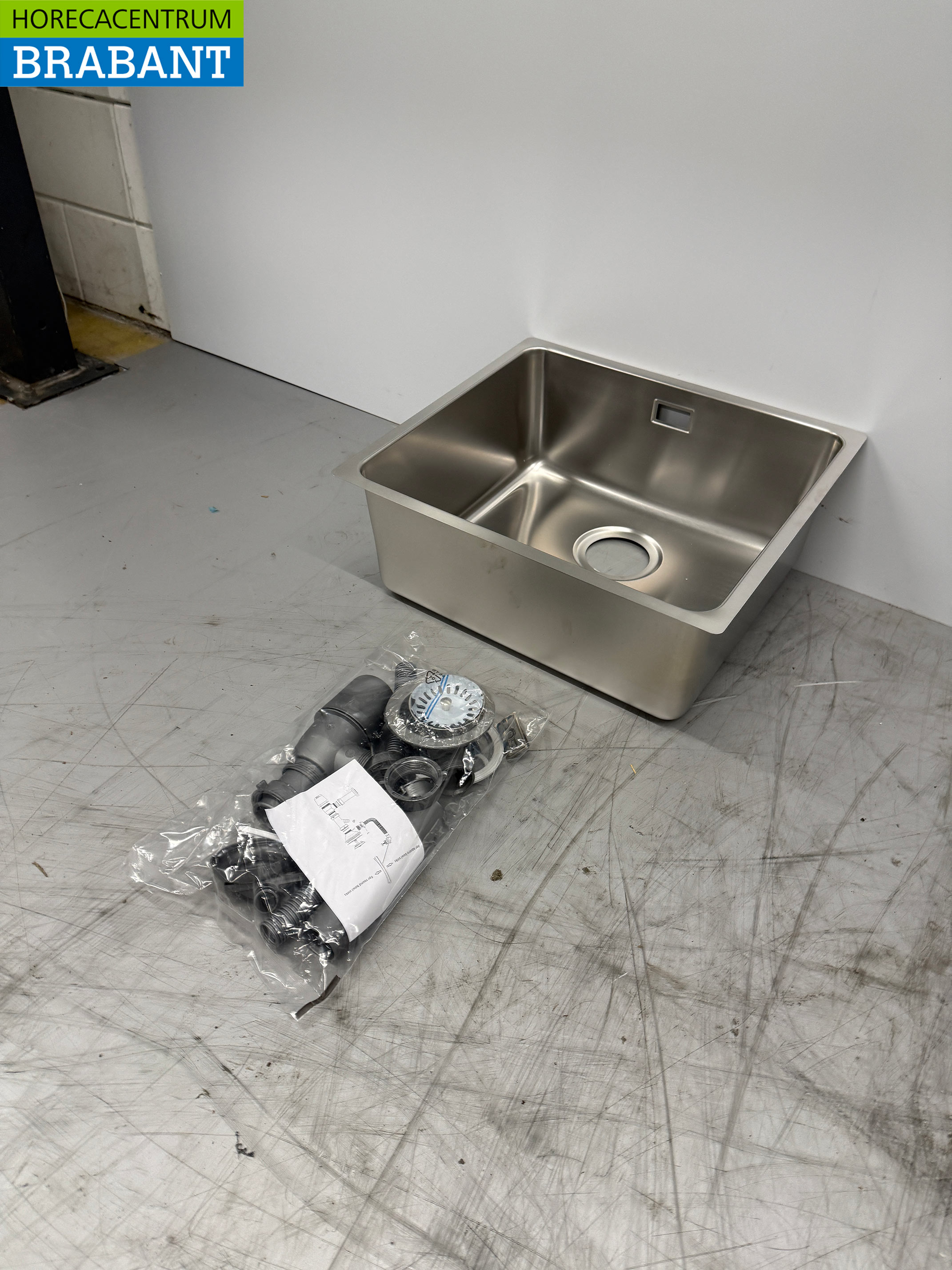 Stainless steel Asil Built-in Sink 45 x 40 x 18.5 cm Catering - Image 3