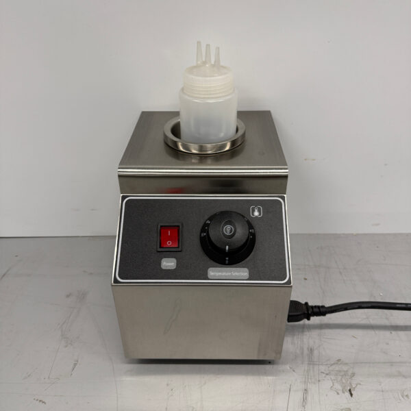 Stainless steel Sauce Warmer Bottle Warmer 1 x 950 ml Chocolate Cheese Jam Whiskey 230V Horeca