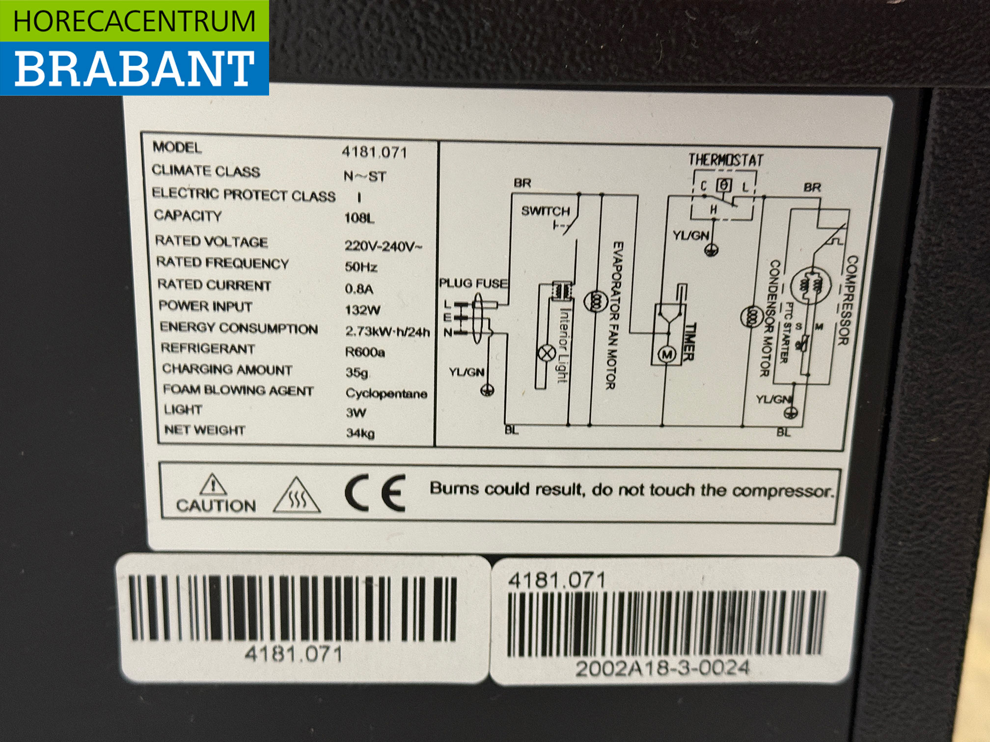 Maxxfrost Glass Door Refrigerator 1 Door 50 cm 230V Catering - Image 5