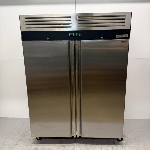 Stainless steel Mobile Double Door Freezer 1400 liters 230V Catering