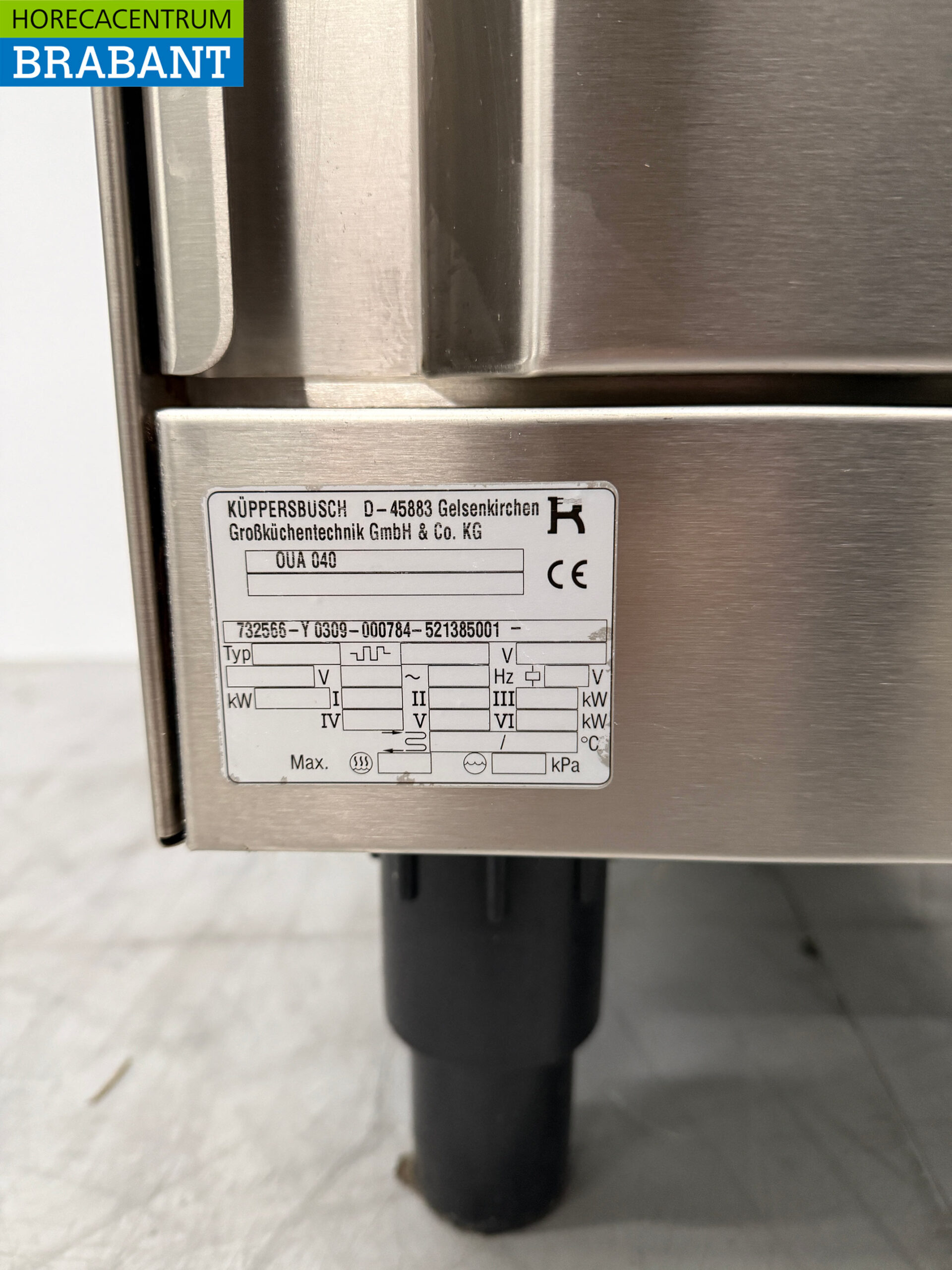 Stainless steel Kupperbusch Work Unit Neutral Blind unit 40 cm Horeca - Image 5