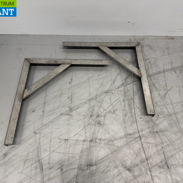 Stainless steel Wall Brackets 50.5 x 50.5 cm Catering