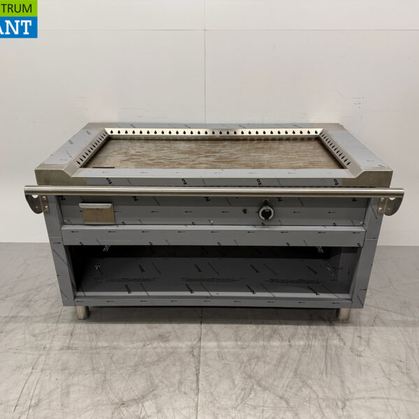 Stainless steel Teppanyaki grill griddle griddle 144 cm GAS Catering