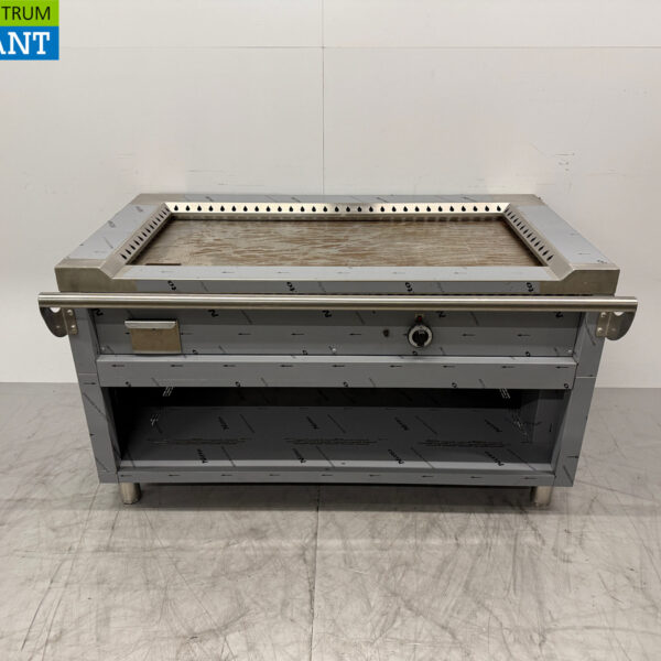 Stainless steel Teppanyaki grill griddle griddle 144 cm GAS Catering