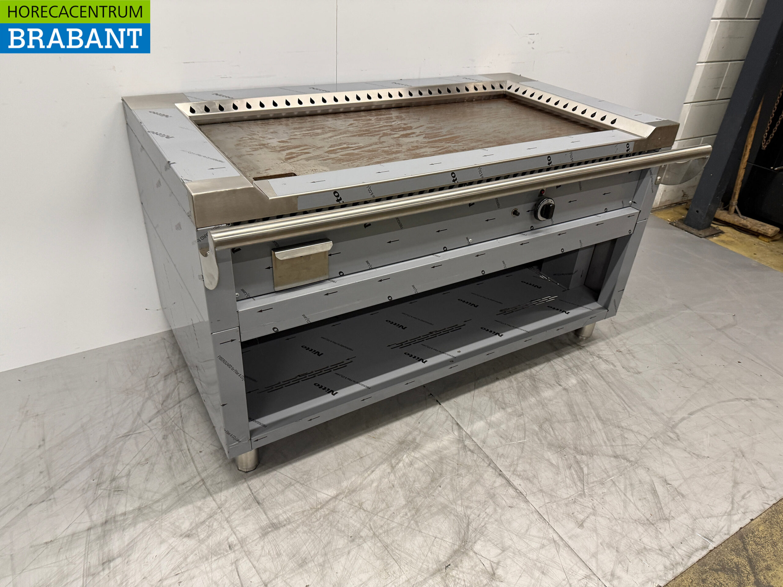 Stainless steel Teppanyaki grill griddle griddle 144 cm GAS Catering - Image 3