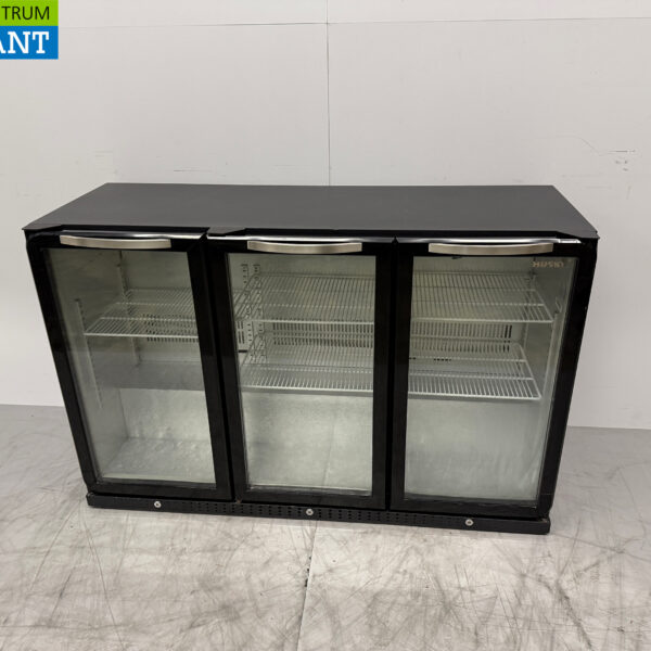Husky Bar Refrigerator 3 Glass Folding Doors 135 cm 230V Catering