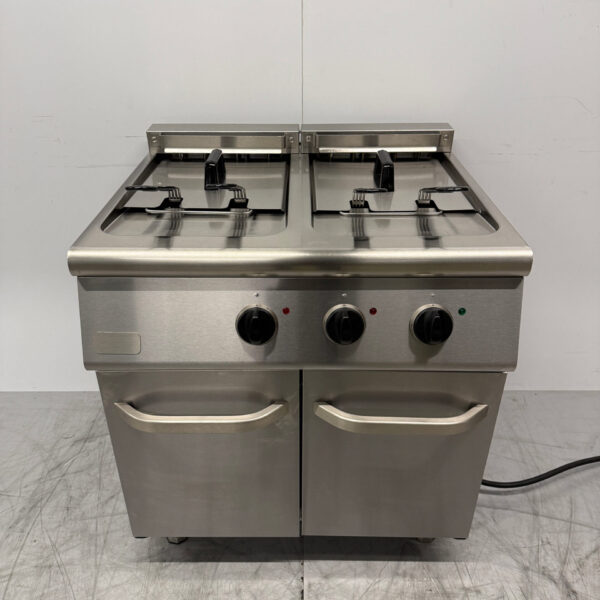 Stainless steel Combisteel Double Fryer 2 x 18 liters 400V Horeca
