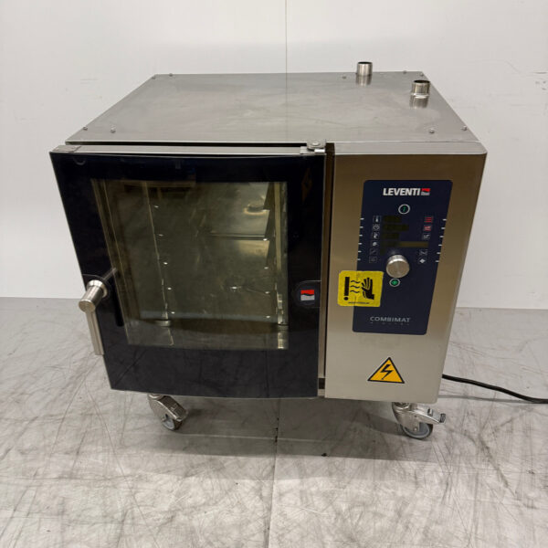 Stainless steel Leventi Mobile Combi steamer 5 x 1/1 GN 400V Horeca