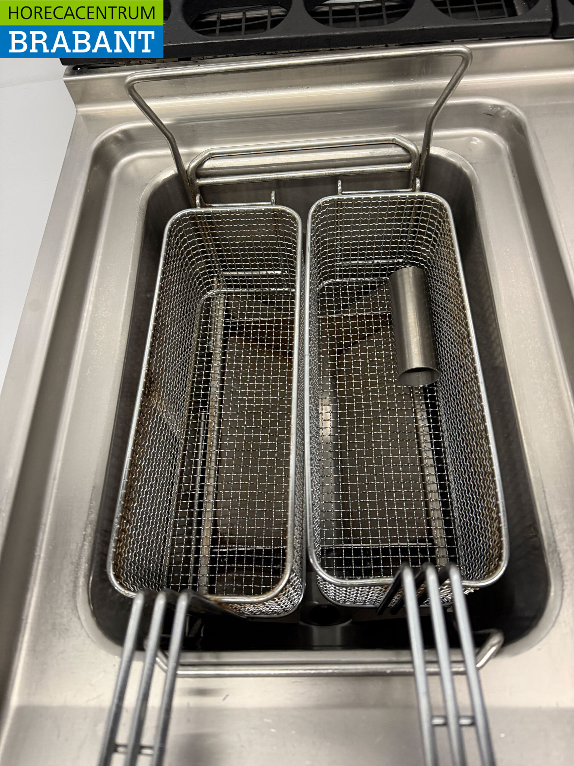 Stainless steel Baron Double Fryer 2 x 15 liter PROPAAN Catering - Image 4