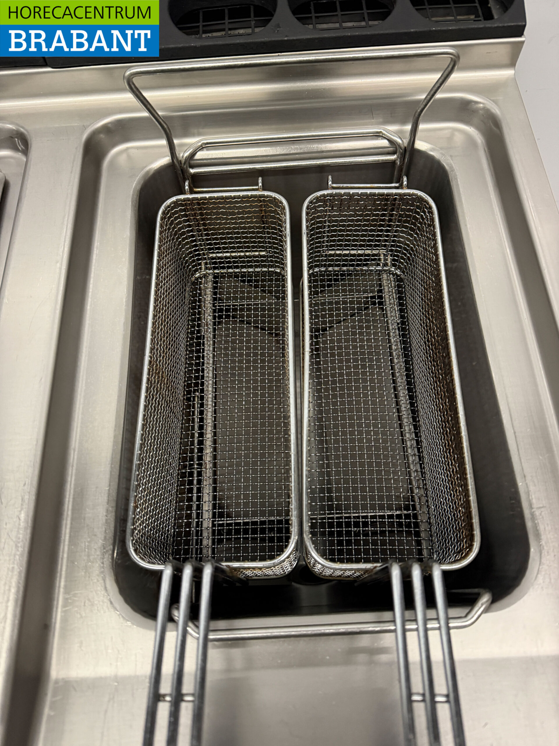 Stainless steel Baron Double Fryer 2 x 15 liter PROPAAN Catering - Image 5