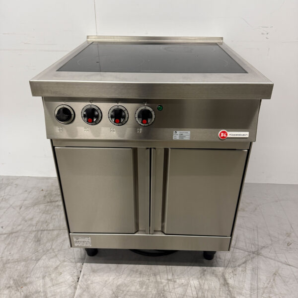 Stainless steel Kuppersbusch 4 Burner Ceramic Stove 400V Catering