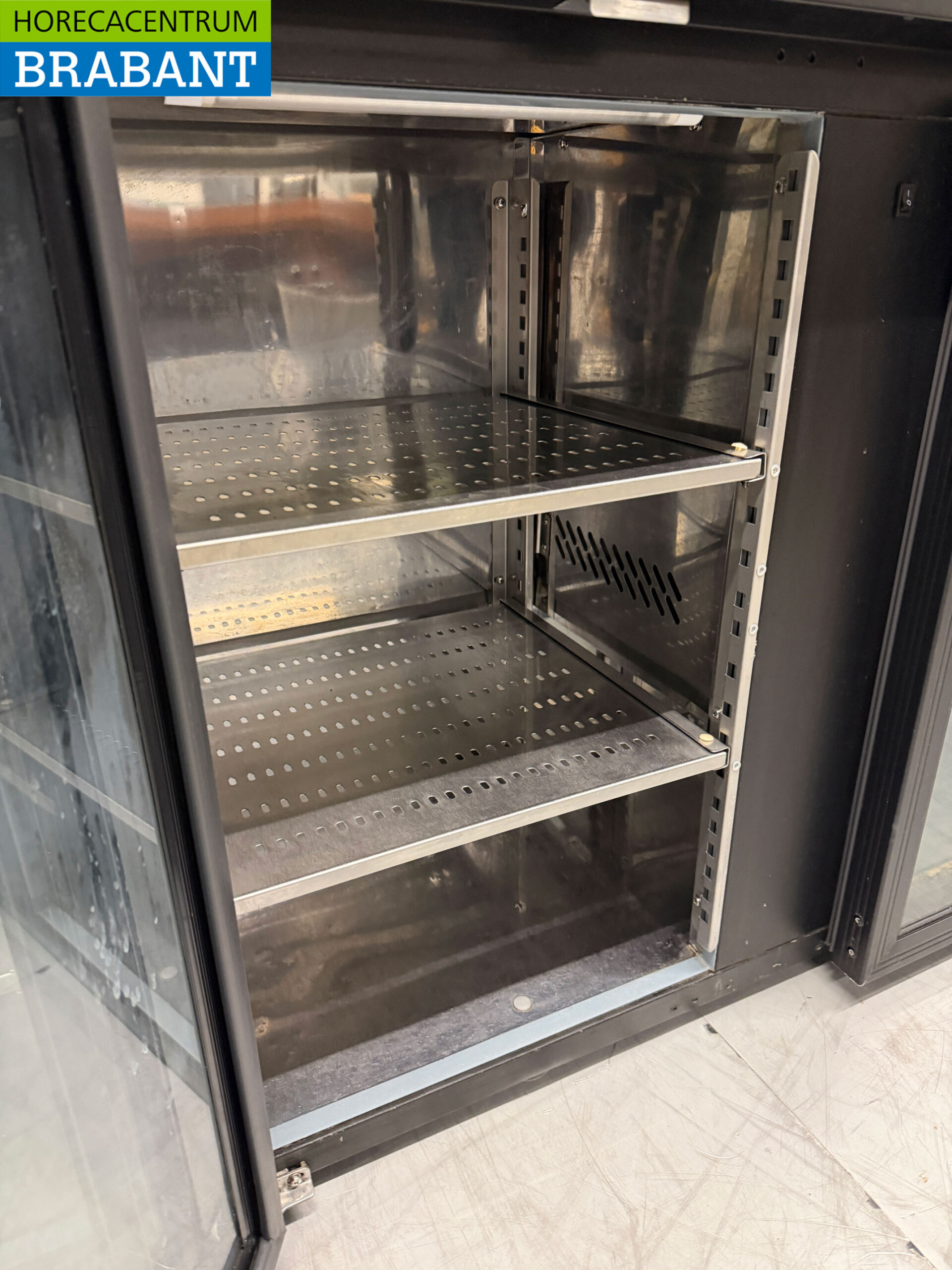 Bar Refrigerator 3 Glass Folding Doors 200,3 cm 230V Catering - Image 5