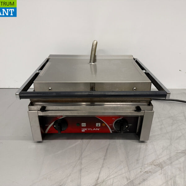 Stainless steel Ceylan Paninigrill Contact Grill Ribbed230V Catering