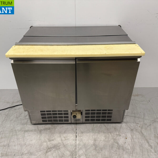 Stainless steel Zanussi Saladette 2 Doors 95,5 cm 230V Horeca