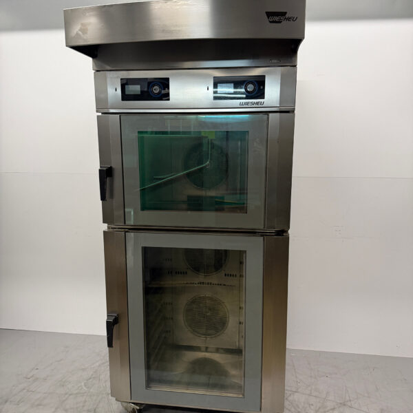 Stainless steel Wiesheu Hot air oven store oven 60 x 40 cm 400V Horeca