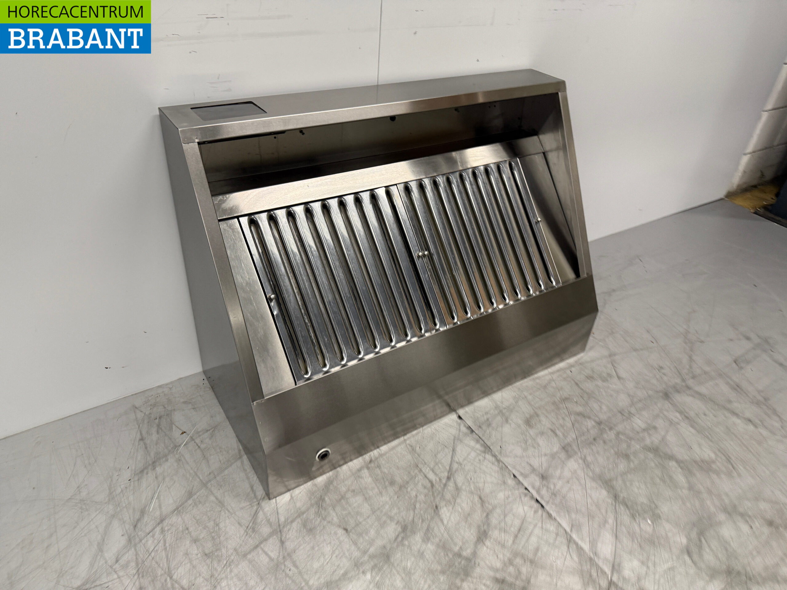 Stainless steel extractor hood Extractor hood with slatted filters 120 cm inclined model Horeca - Image 3