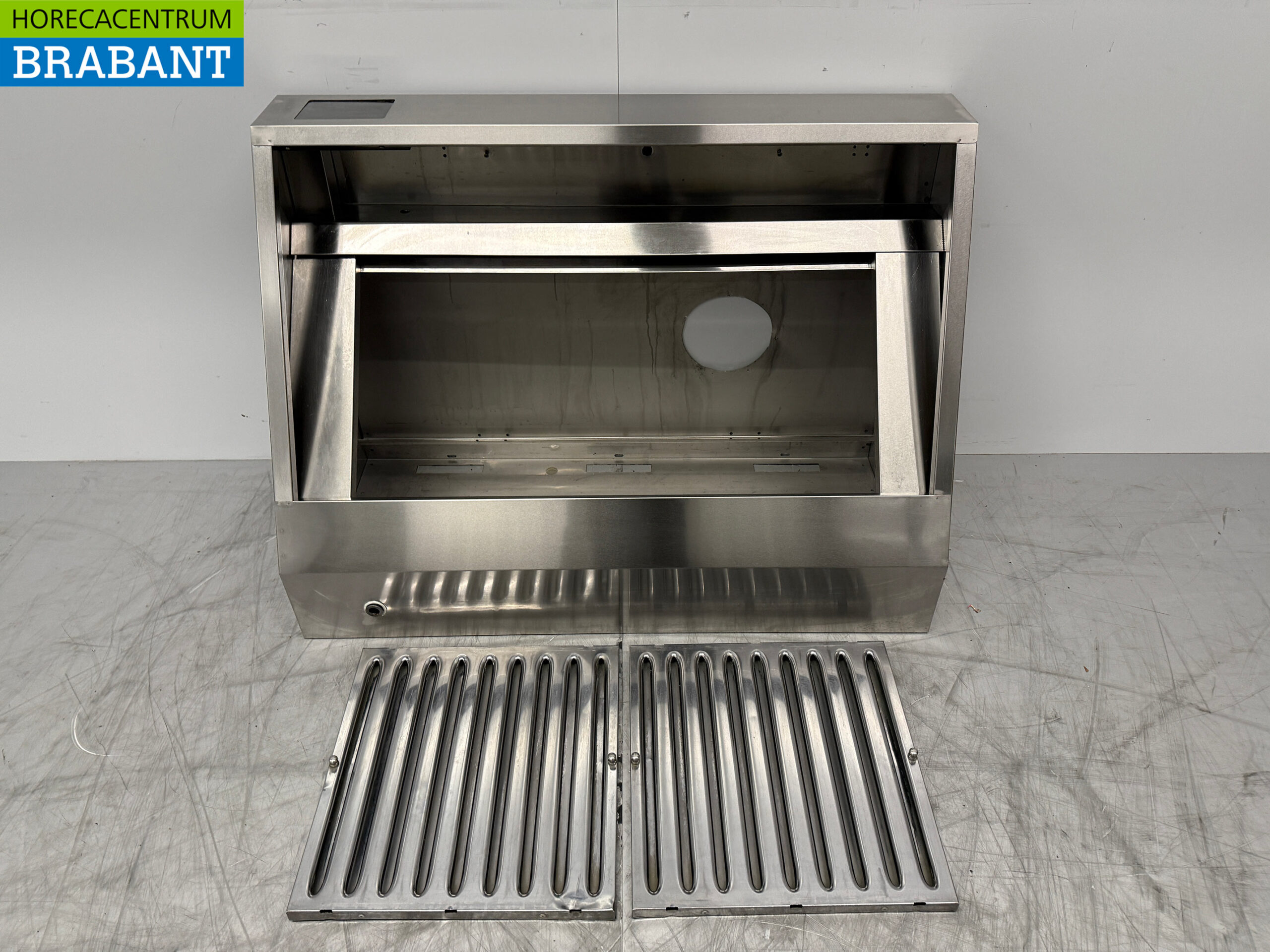 Stainless steel extractor hood Extractor hood with slatted filters 120 cm inclined model Horeca - Image 4