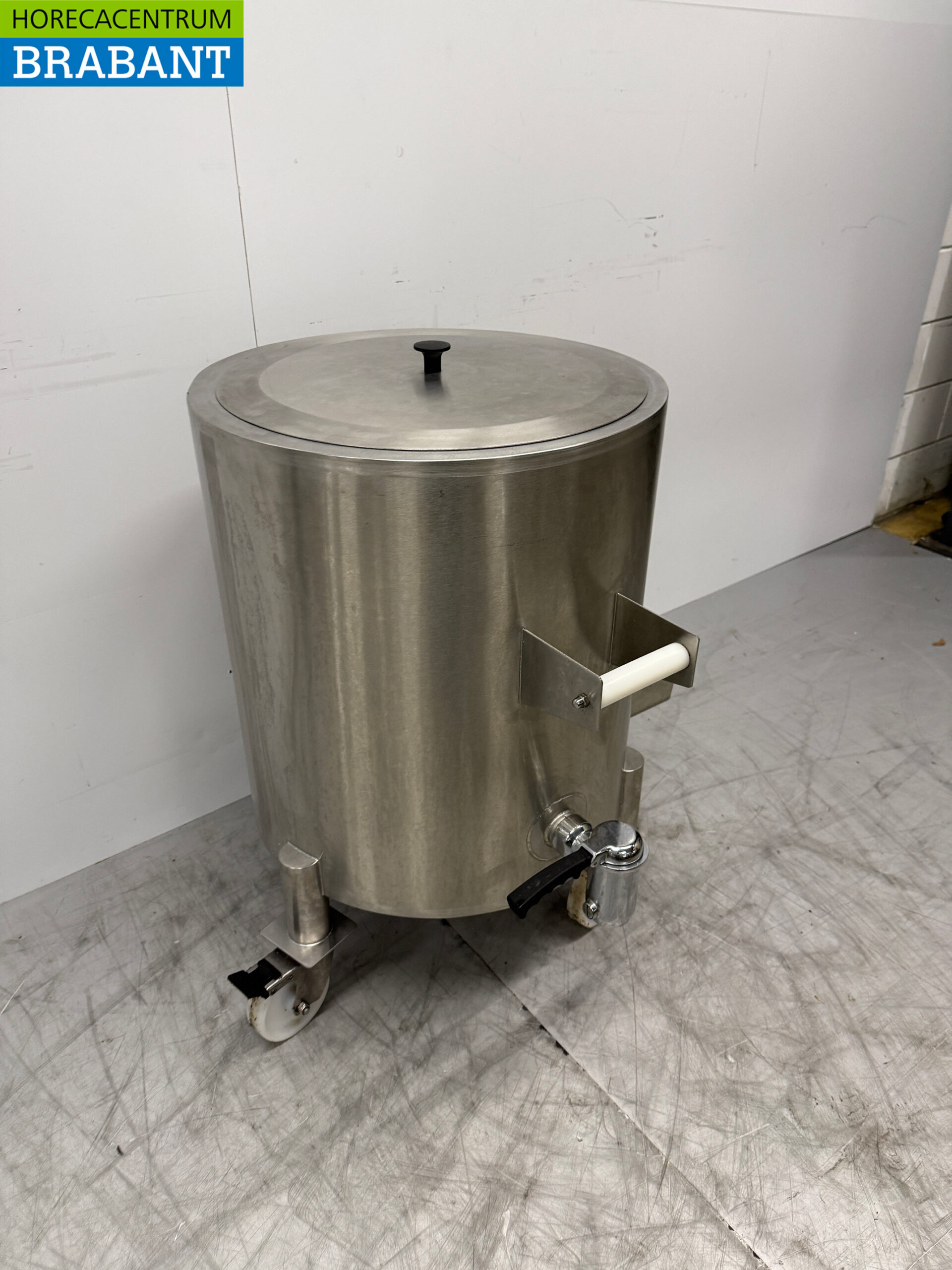 Stainless steel Mobile Glycerine Boiler 90 liters 400V Catering - Image 3