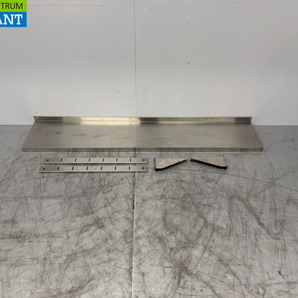Stainless steel Wall Shelf 160 x 30 cm Catering