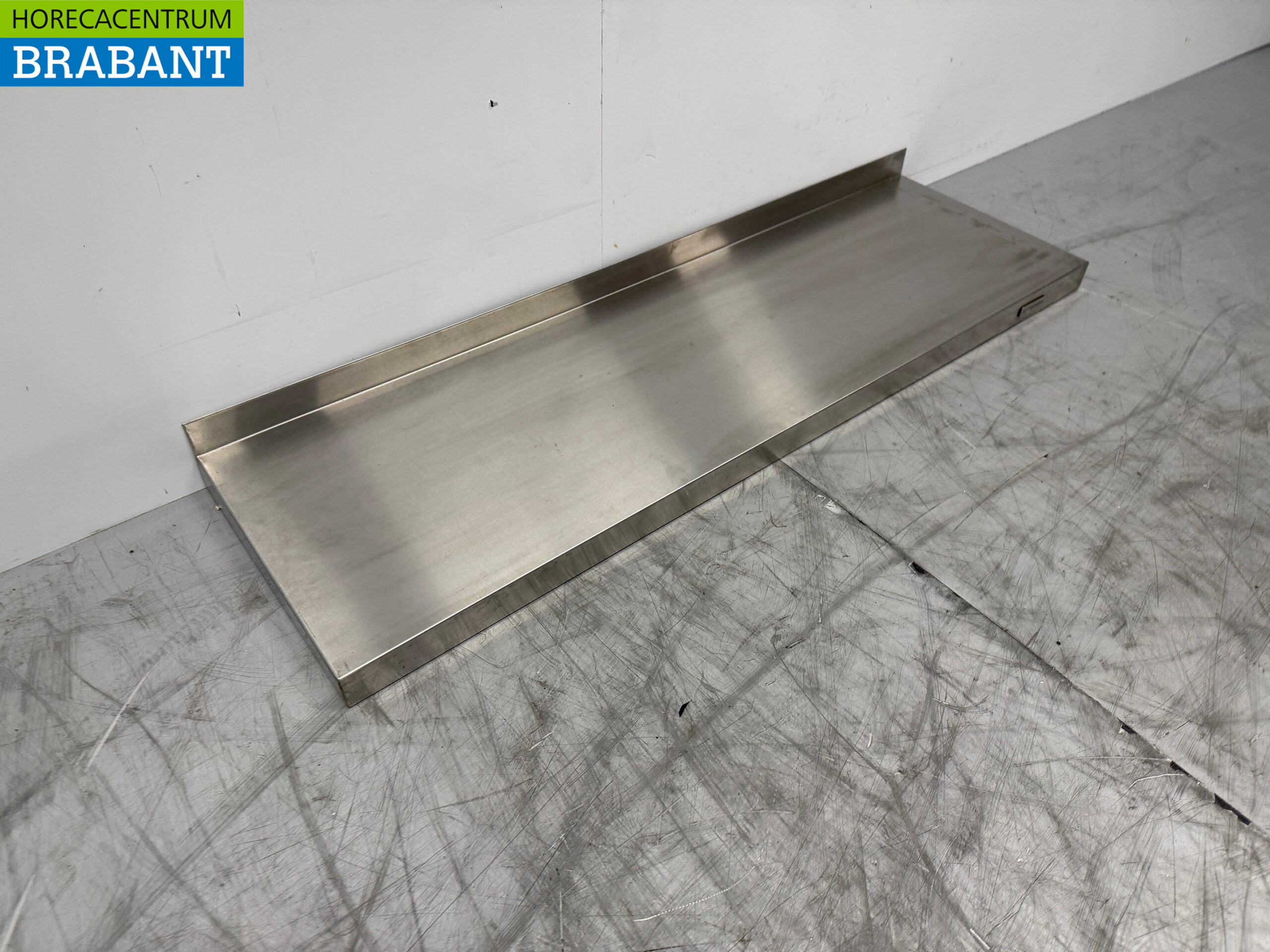 Stainless steel Wall Shelf 100 x 30 cm Catering - Image 3