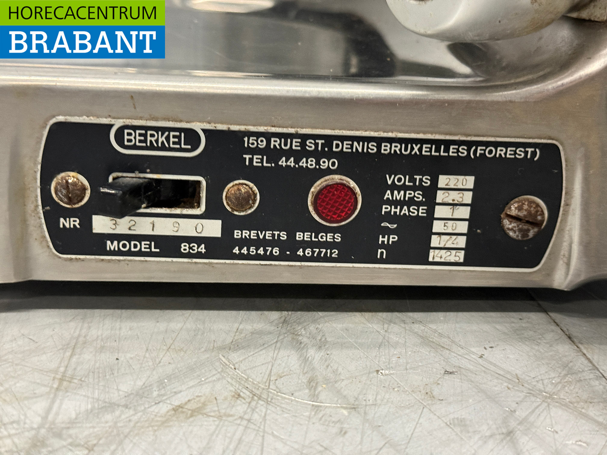 Stainless steel Berkel 834 Meat Slicer Slicer 230V Catering Butchery - Image 4