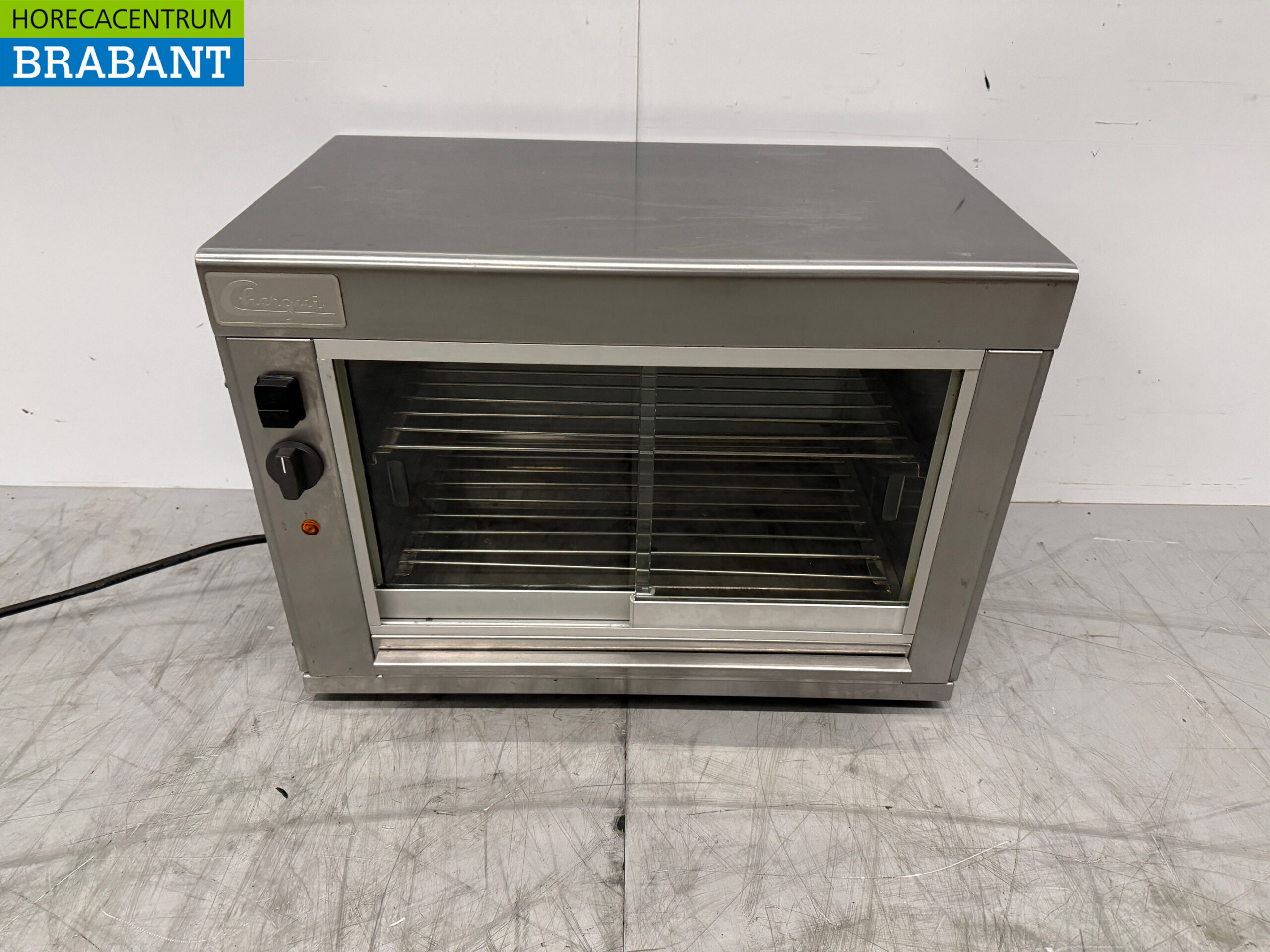Stainless steel Chergui Hot Display Case 60 cm 230V Catering
