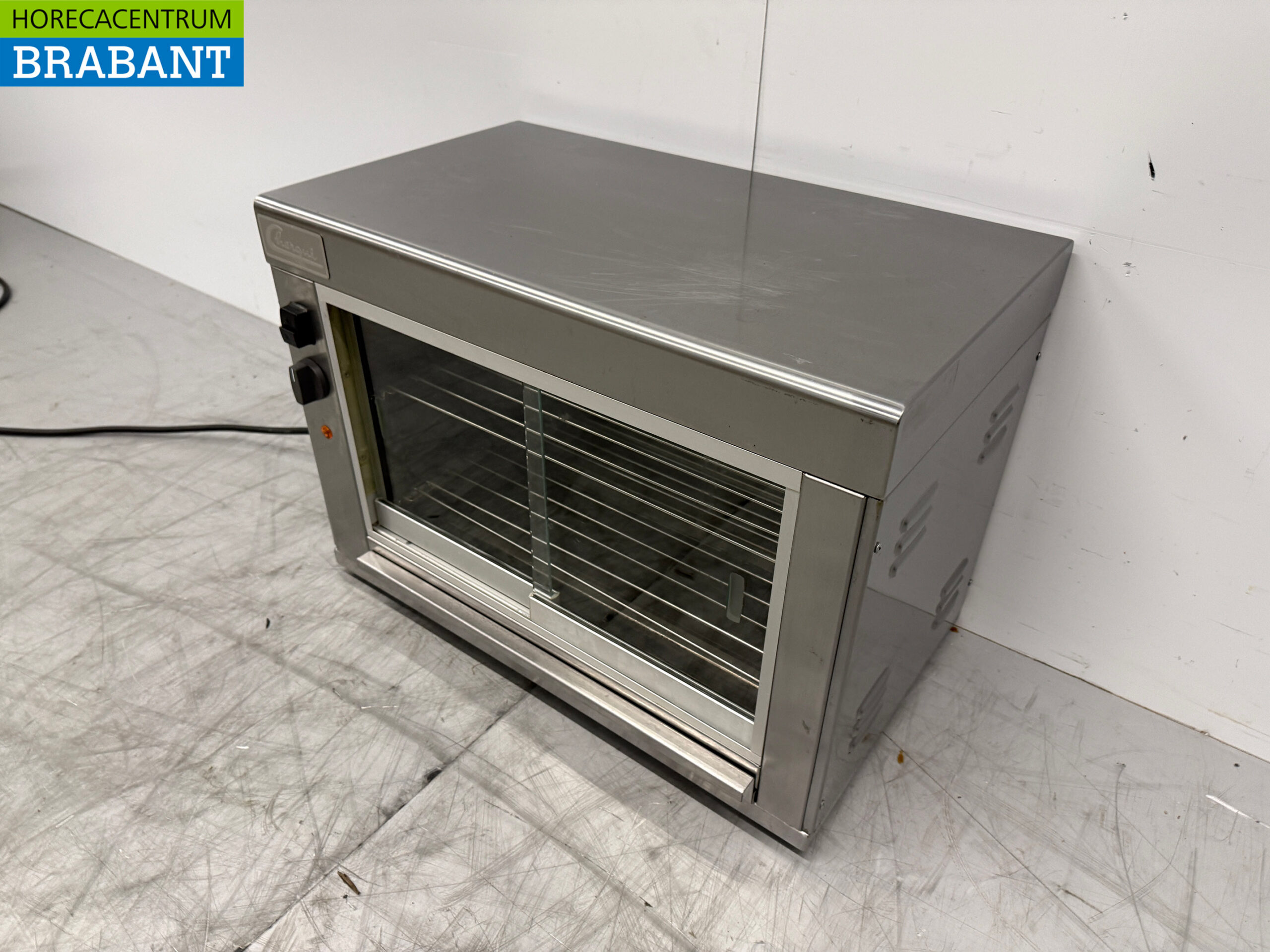 Stainless steel Chergui Hot Display Case 60 cm 230V Catering - Image 3