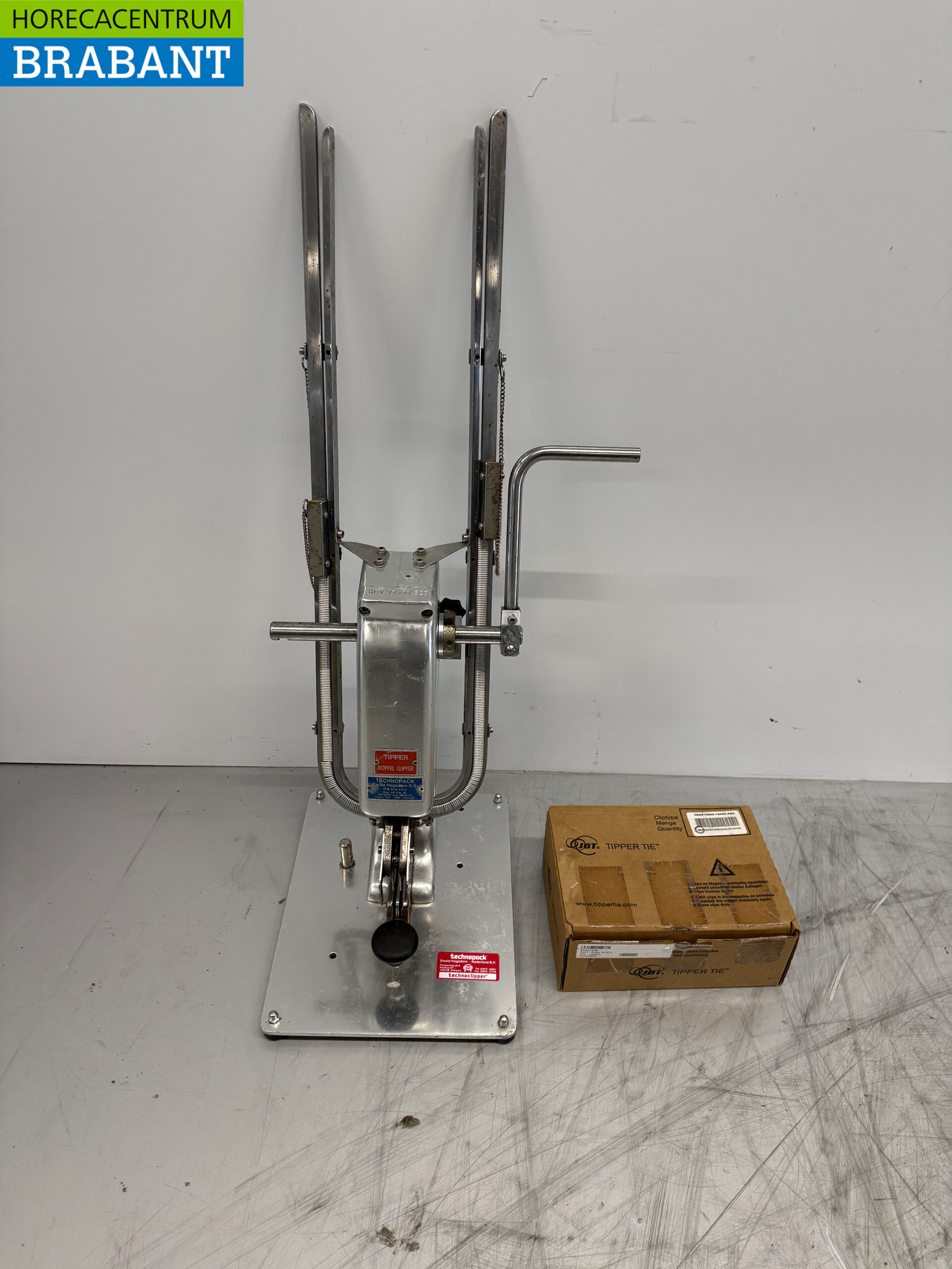 Stainless steel Tipper Manual sausage clipper clipper incl. clips Catering Butchery