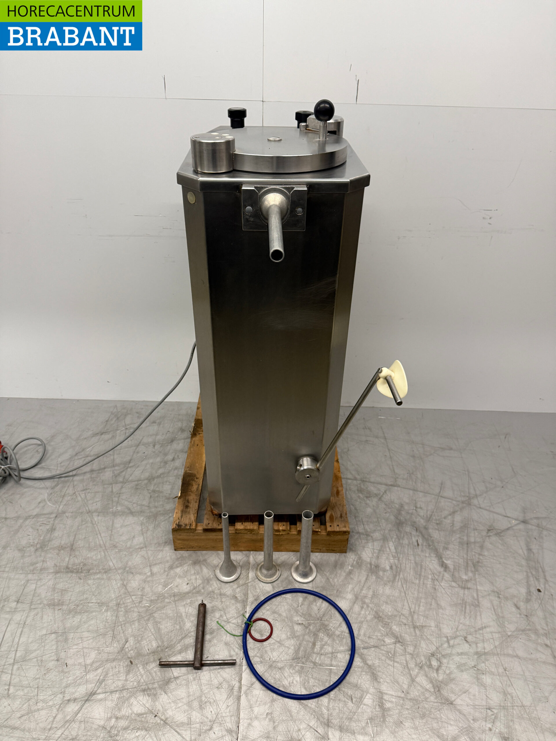 Stainless steel Baader Foodlogistik Sausage stuffer stuffer 30 liter 400V Butchery