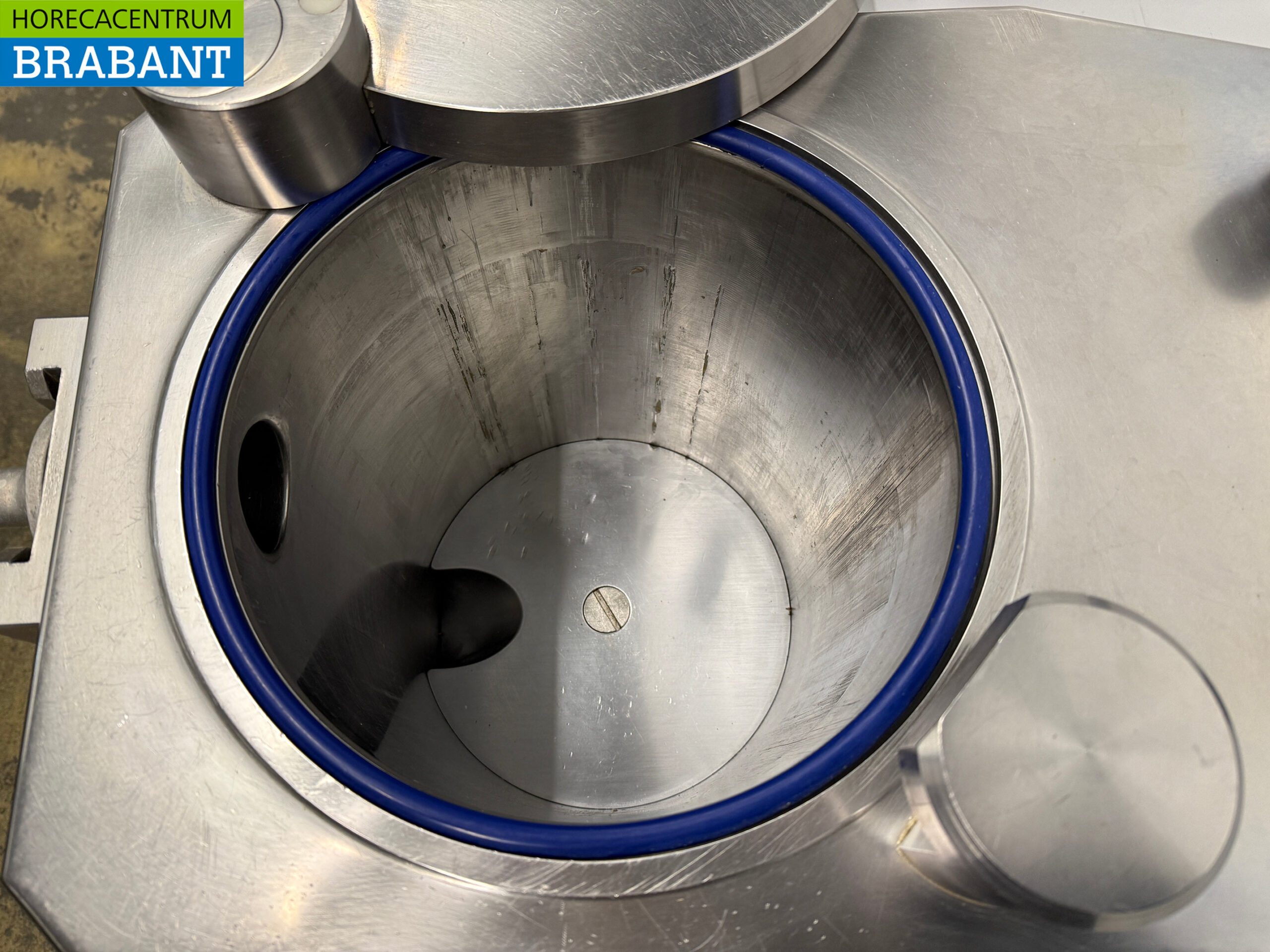 Stainless steel Baader Foodlogistik Sausage stuffer stuffer 30 liter 400V Butchery - Image 4