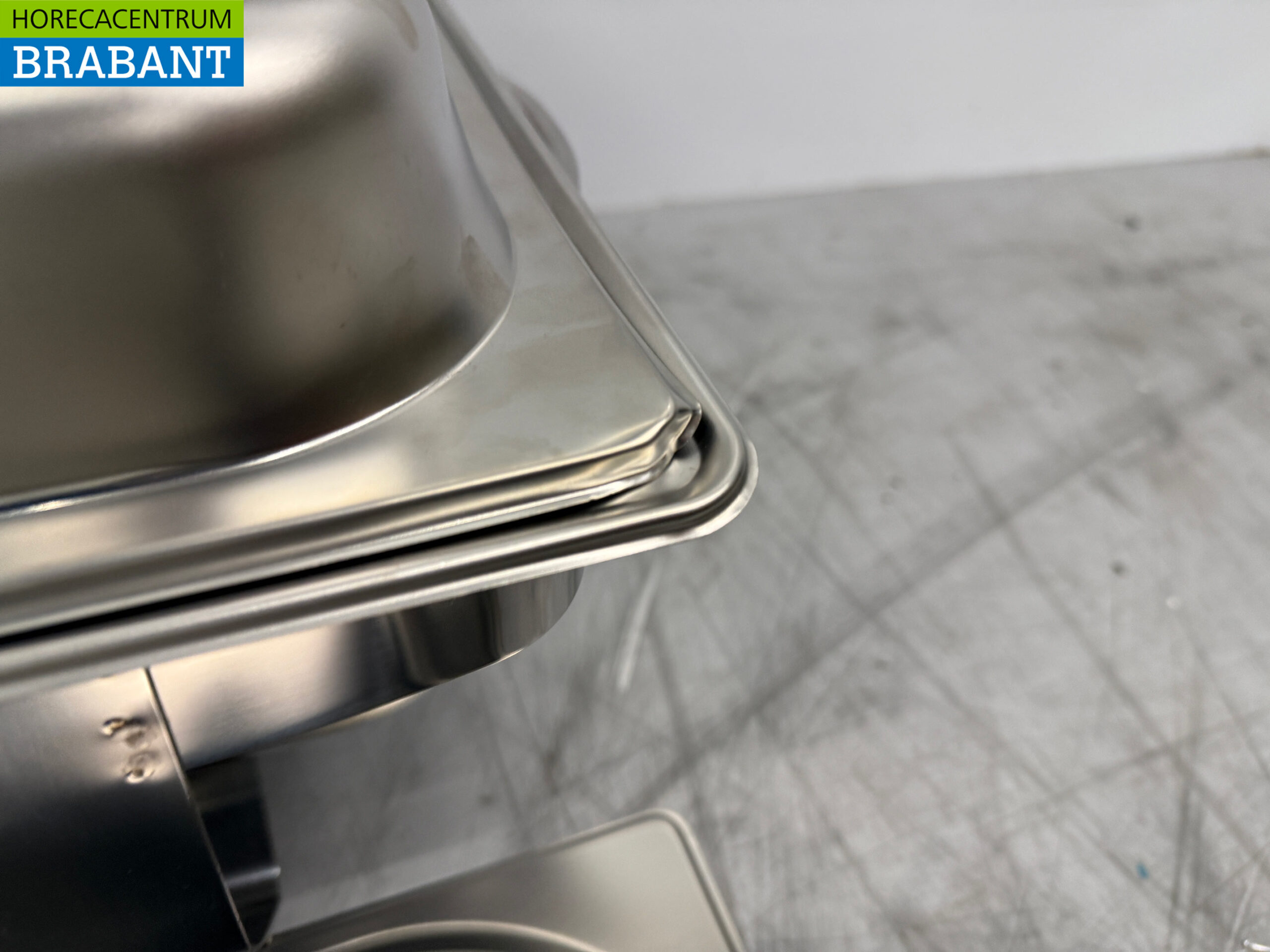 Stainless steel HCB Chafing dish set 1 x 1/1, 2 x 1/2 and 3 x 1/3 GN Horeca - Image 7