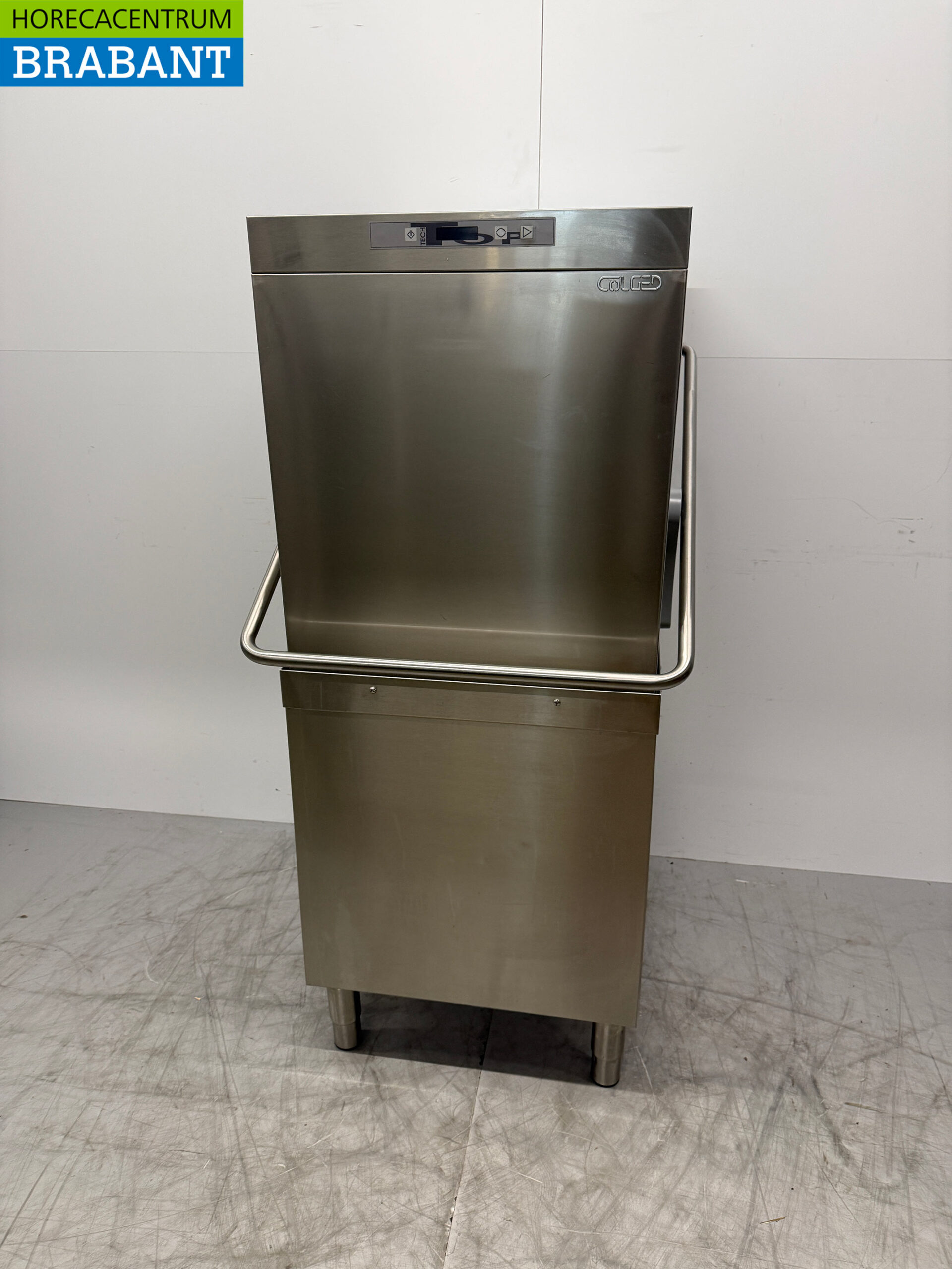 Stainless steel Colged Sliding dishwasher with drain pump 400V Catering
