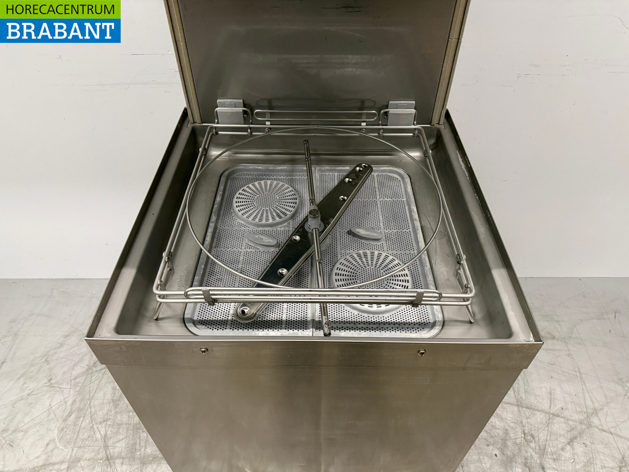 Stainless steel Colged Sliding dishwasher with drain pump 400V Catering - Image 4