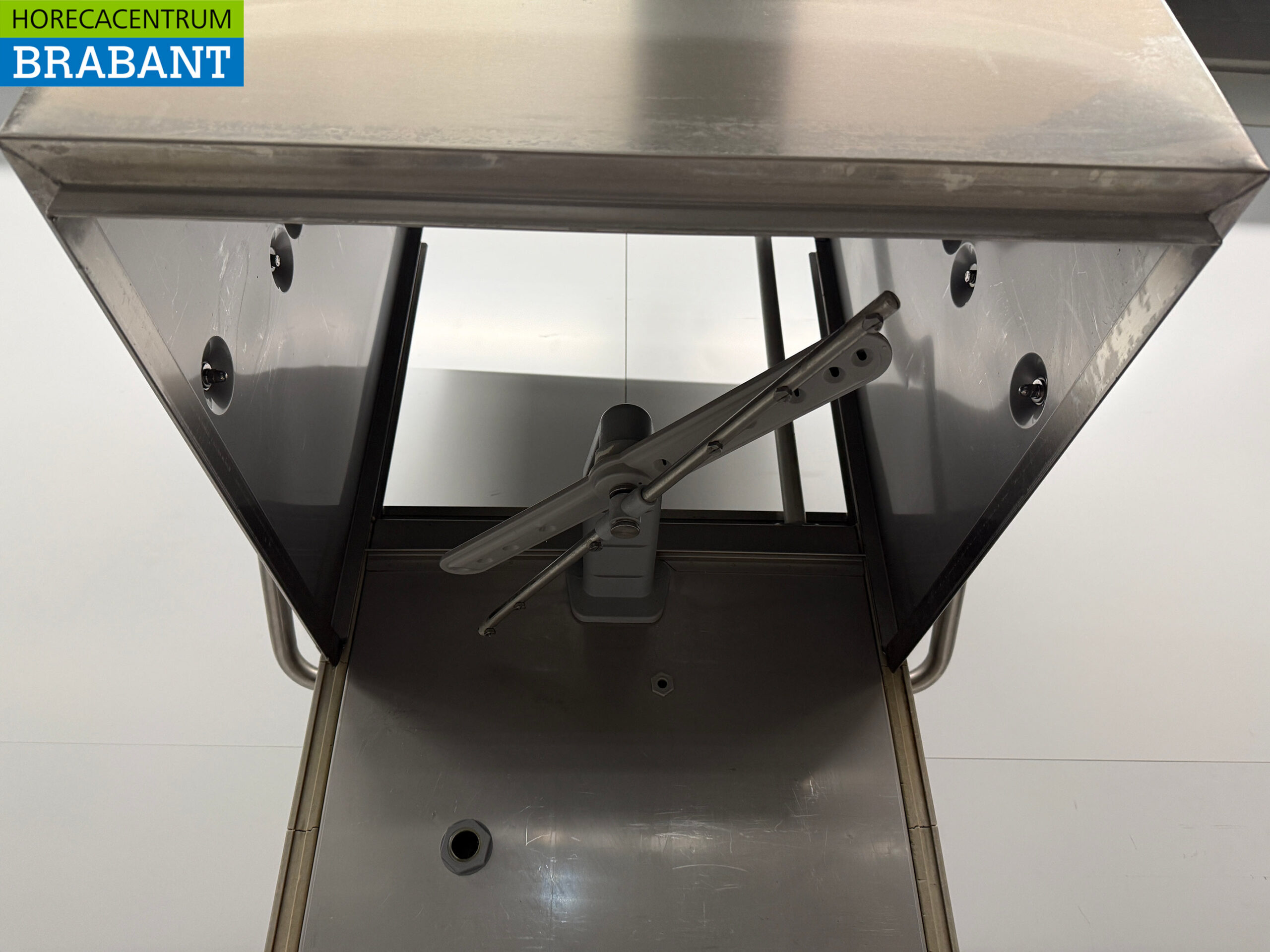 Stainless steel Colged Sliding dishwasher with drain pump 400V Catering - Image 5