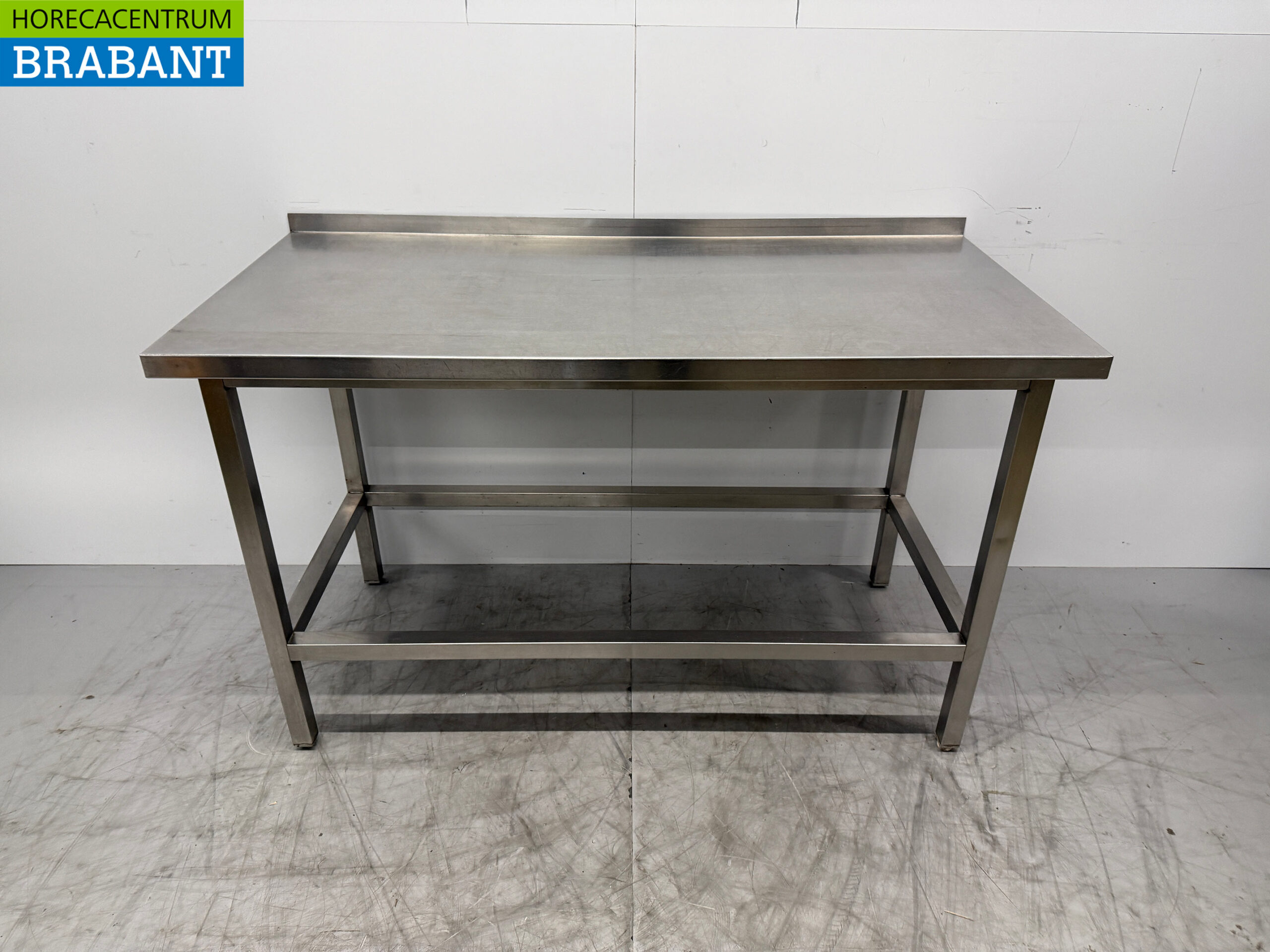 Stainless steel Worktable 147.5 x 70 x 89.5 cm Catering