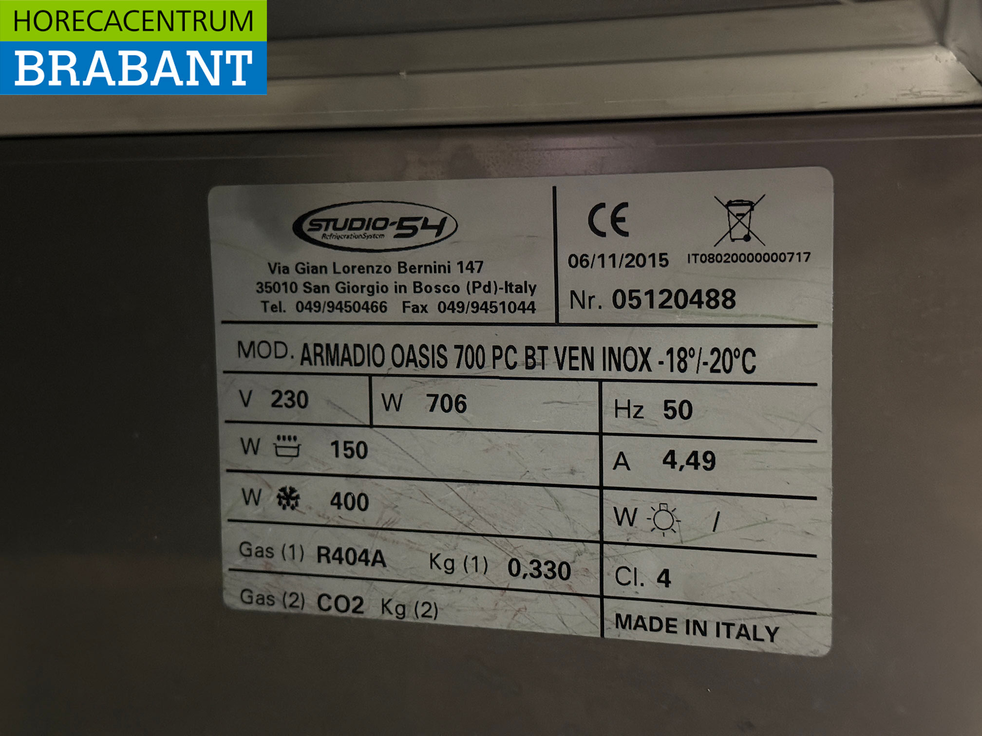 Stainless steel Konig Freezer 700 liters 230V Catering - Image 5