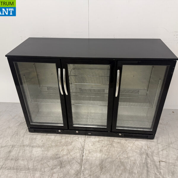 Maxxfrost Bar Refrigerator 3 Glass Folding Doors 133.5 cm 230V Catering