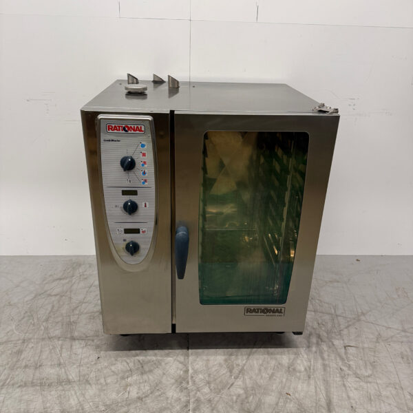 Stainless steel Rational CombiMaster Combisteamer 10 x 1/1 GN GAS Horeca