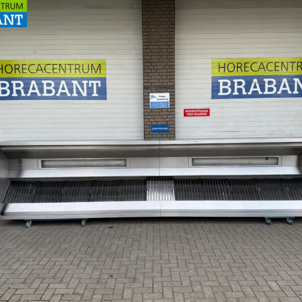 Stainless steel Induction Extractor Box Model 550 x 130.5 x 55 cm 230V Horeca