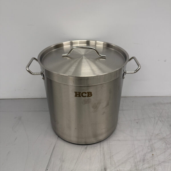 Stainless steel HCB Soup Pan Cooking Pan Induction 28,5 x 29 cm 17 liter Catering