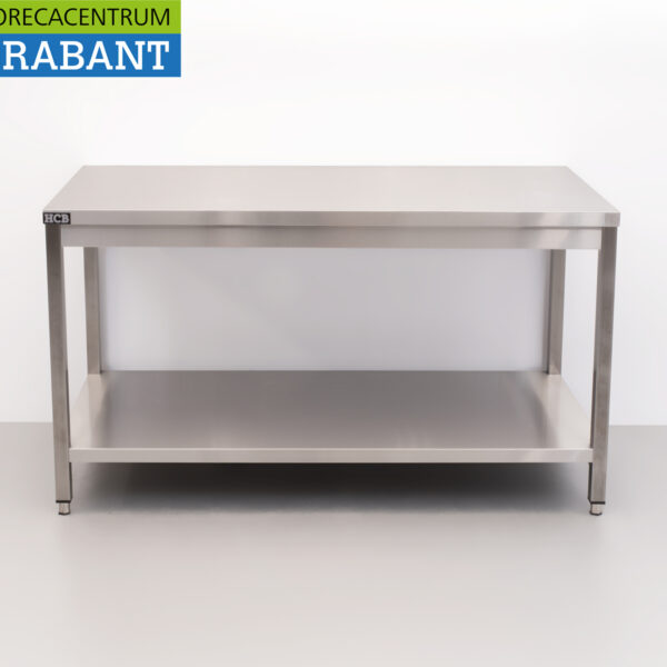 HCB stainless steel Work Table Basic-line 150 x 70 x 85 cm Catering