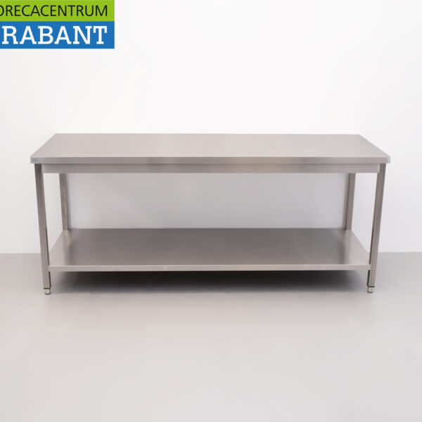 HCB Stainless Steel Work Table Basic-line 200 x 70 x 85 cm Catering
