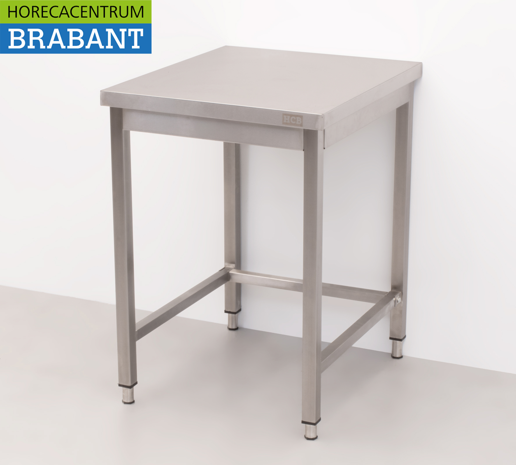 HCB Stainless Steel Work Table Basic-line 60 x 70 x 85 cm Catering - Image 2