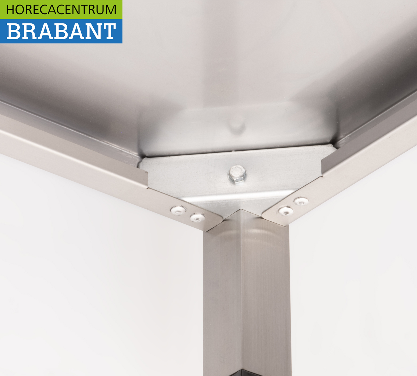 HCB Stainless Steel Work Table Premium-line 150 x 70 x 85 cm Catering - Image 8