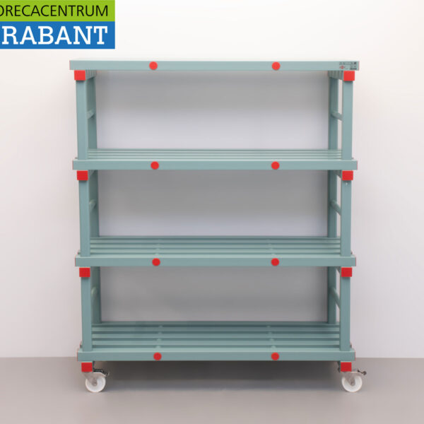 REA Mobile Euro Shelving Refrigerated Shelving Freezer Shelving 140 x 50 x 175 cm Catering